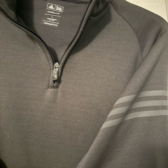Adidas Black Climalite Golf Top - Picture 1 of 5